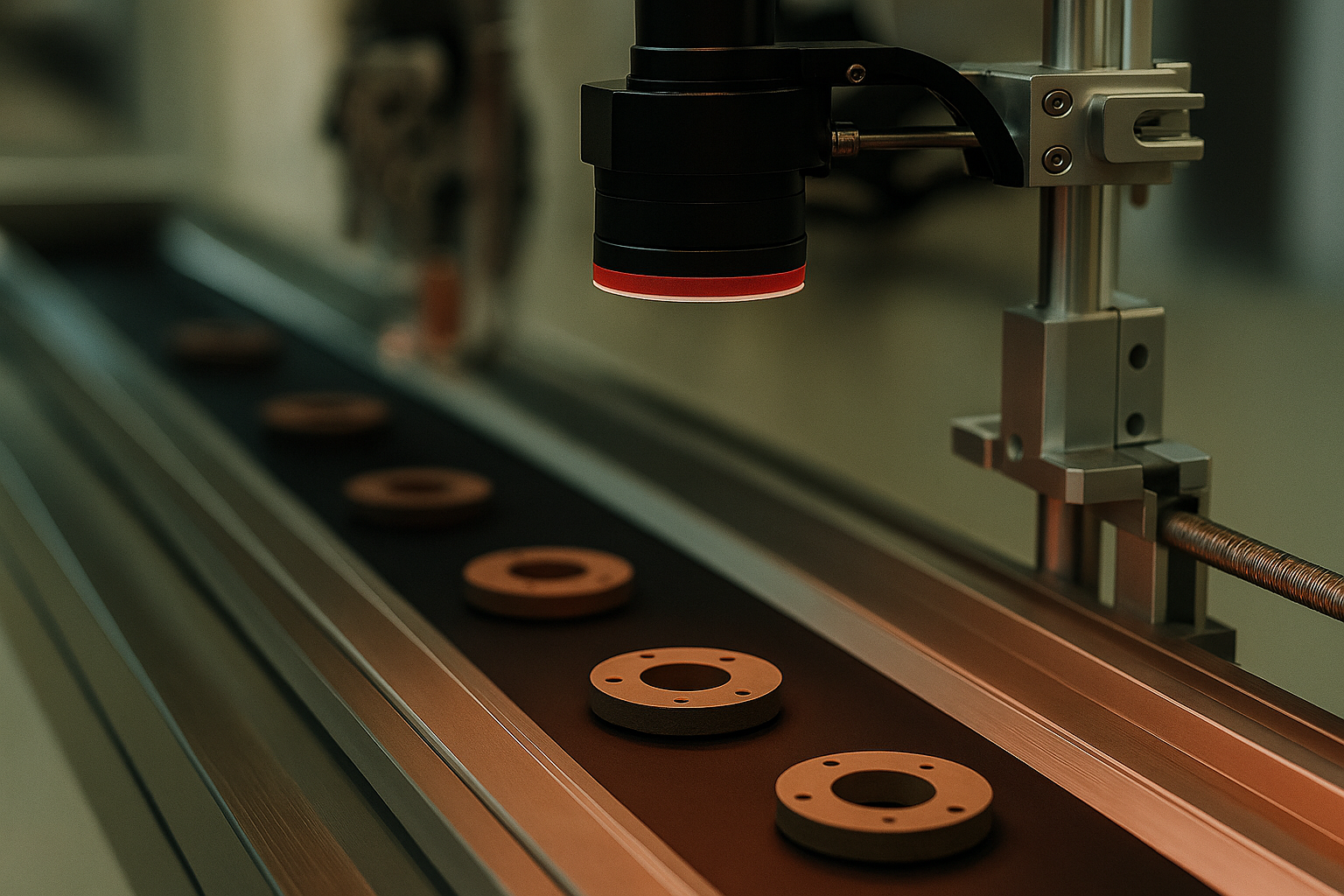 Industrial AI vision inspection line